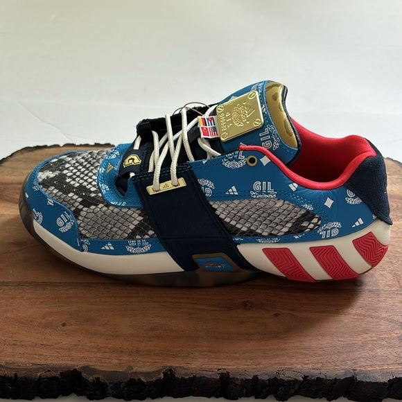 ADIDAS USA themed Agent Gil Restomod- Gilbert Arenas Basketball Shoes Men 8 Wm 9 - Picture 6 of 14